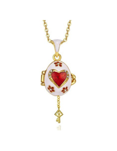 Collar Colgante Vintage de Esmalte para Mujeres - 45.7 cm