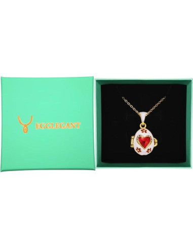 Collar Colgante Vintage de Esmalte para Mujeres - 45.7 cm