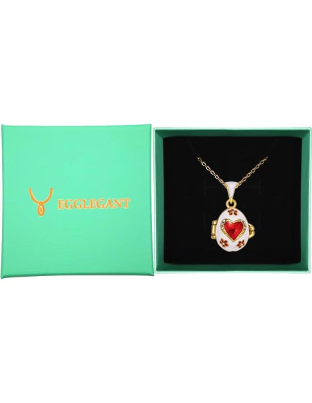 Collar Colgante Vintage de Esmalte para Mujeres - 45.7 cm