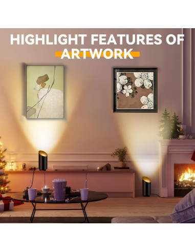 Paquete de 2 Lámparas de Suelo ITEFDTUTNE con 4 Bombillas