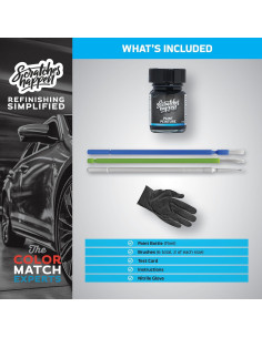 Kit de pintura de retoque ScratchesHappen Pebble Blue Pearl 15ml 2