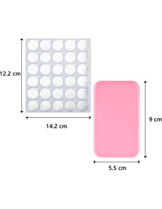 Set de 900 Almohadillas de Pegamento para Pestañas Mudder 2