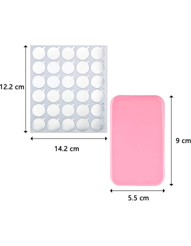 Set de 900 Almohadillas de Pegamento para Pestañas Mudder