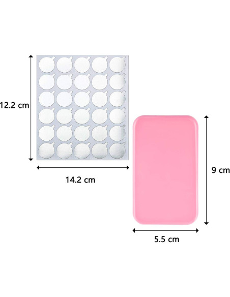 Set de 900 Almohadillas de Pegamento para Pestañas Mudder