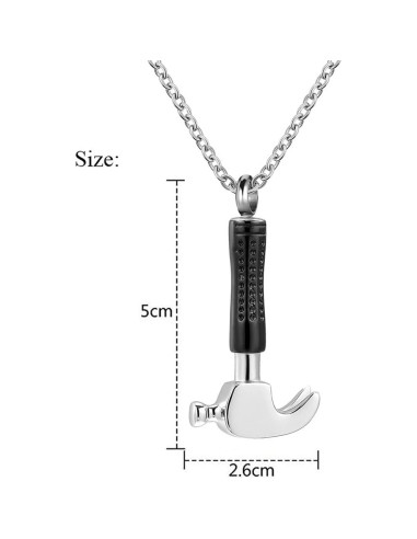 Collar Urna para Cenizas YQSLIN con Alas de Ángel 12x10cm