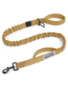 Correa Bungee para Perros OutdoorMaster 1.14-2.01m Marrón