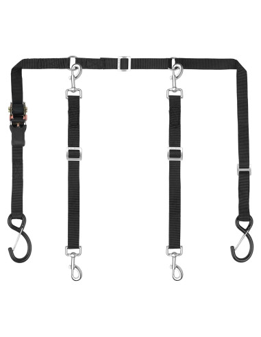 Anclaje para Perros SKIPWALL para Camioneta - Ajustable para 2 Perros