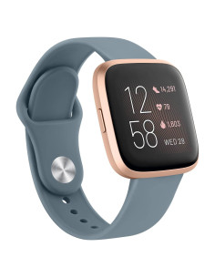Bandas de Silicona AK para Fitbit Versa 2 - Gris Azul