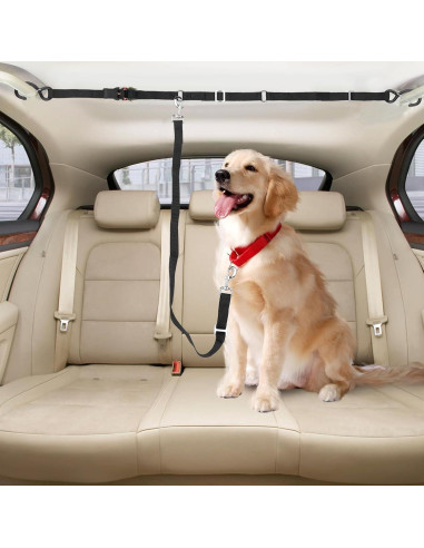 Anclaje para Perros SKIPWALL para Camioneta - Ajustable para 2 Perros