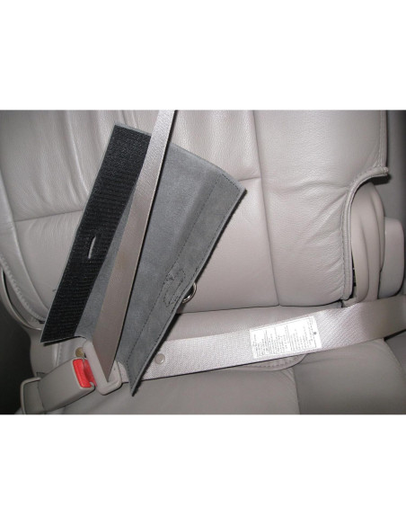 Correa de Seguridad para Mascotas PawRider Negra - Arnés Choke Free