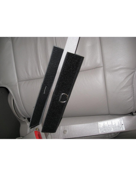 Correa de Seguridad para Mascotas PawRider Negra - Arnés Choke Free