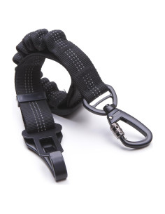 Cinturón de Seguridad para Perros Owleys - Arnés Ajustable Negro