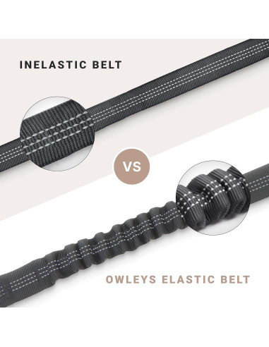 Cinturón de Seguridad para Perros Owleys - Arnés Ajustable Negro