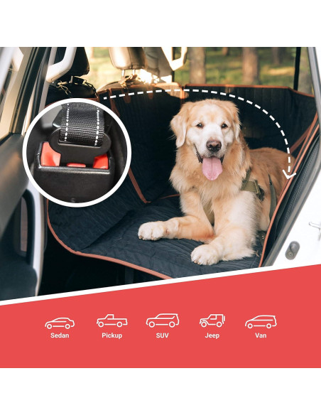 Cinturón de Seguridad para Perros Owleys - Arnés Ajustable Negro