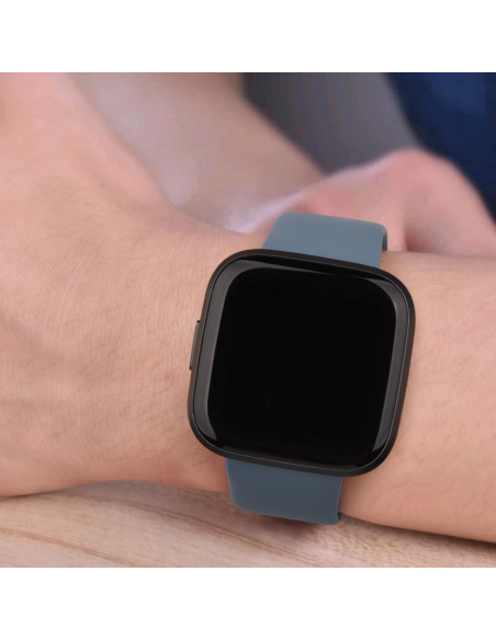 Bandas de Silicona AK para Fitbit Versa 2 - Gris Azul