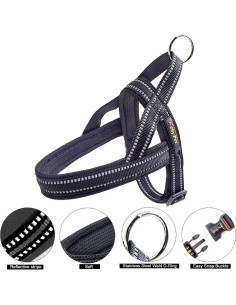 Arnés Ajustable para Perros Sandeep Global - Malla Transpirable 2