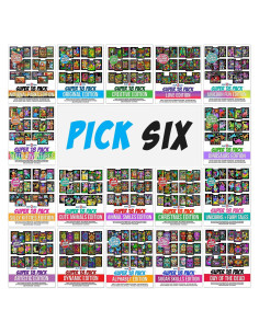 Paquete de 108 Carteles para Colorear Stuff2Color - 6 Ediciones