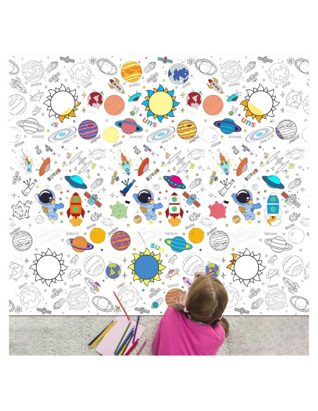 Póster para Colorear Gigante XEFINAL 119x178 cm Espacio