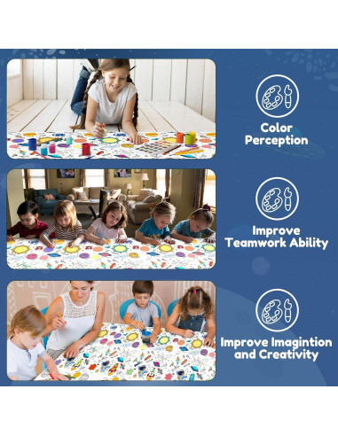 Póster para Colorear Gigante XEFINAL 119x178 cm Espacio