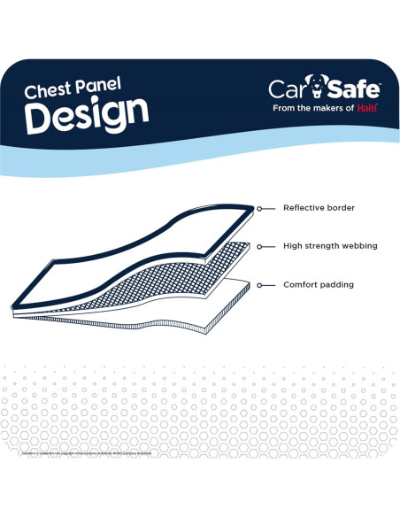 Arnés de Viaje para Perros CarSafe - Tamaño Mediano