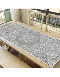 Póster de Colorear Mandala Gigante Expresiones Pequeñas 183x76 cm 2