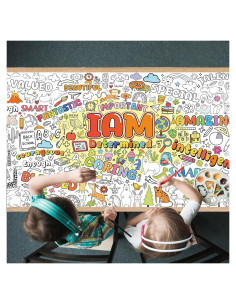 Póster para Colorear TAKEALLOKO 90 x 182 cm Afirmaciones Positivas