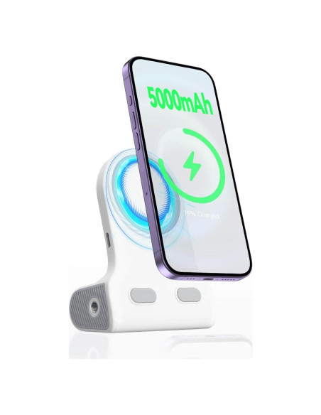 Soporte Magnético para Teléfono Vimitty 5000mAh Blanco