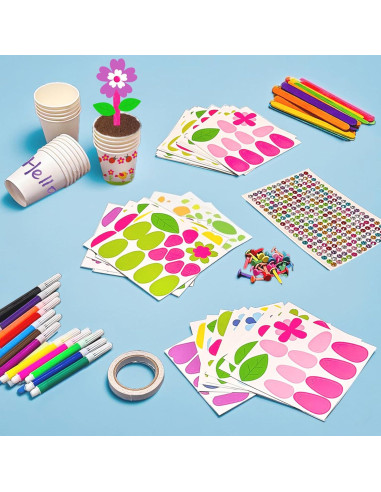 Kit de Manualidades de Flores Cinrobiye 30 Piezas DIY Primavera