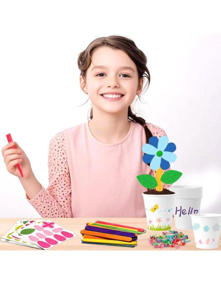 Kit de Manualidades de Flores Cinrobiye 30 Piezas DIY Primavera