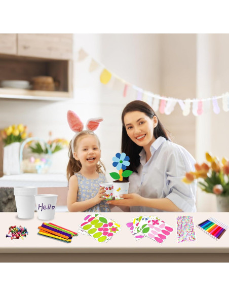 Kit de Manualidades de Flores Cinrobiye 30 Piezas DIY Primavera