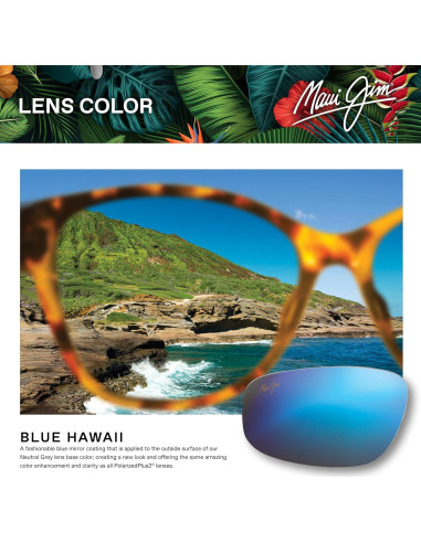 Gafas de sol polarizadas Maui Jim Baby Beach unisex 56mm