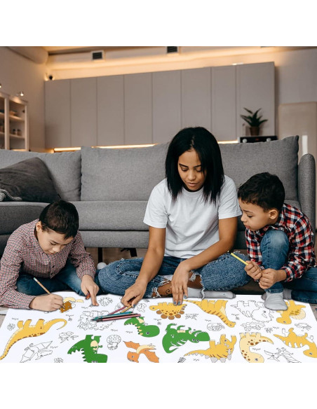 Rollo de Dibujo para Niños FUCEURY 10 Piezas 30x100 cm