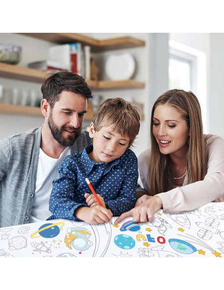 Rollo de Dibujo para Niños FUCEURY 10 Piezas 30x100 cm