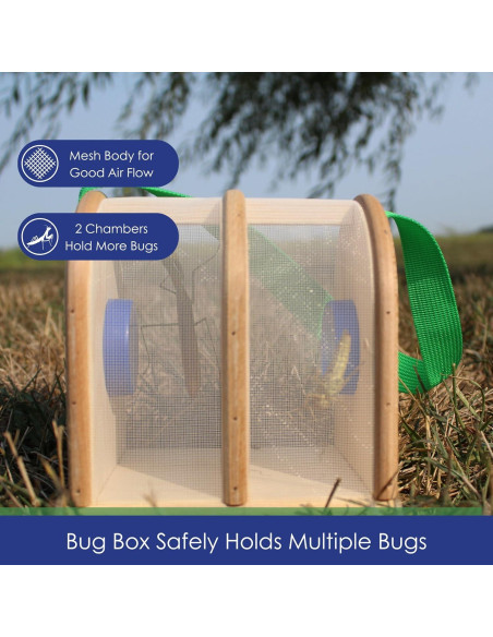 Caja de Insectos de Madera Backyard Essentials 2 Cámaras Caja de Insectos de Madera Backyard Essentials 2 Cámaras
