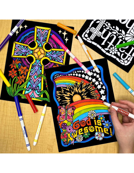 Pack de 18 Pósters para Colorear Terciopelo Stuff2Color Pack de 18 Pósters para Colorear Terciopelo Stuff2Color