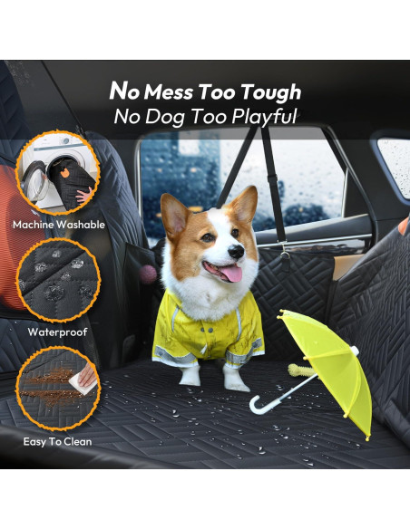 Cubierta de Asiento para Perros Pawlify XL Impermeable 149.9x73.9cm Cubierta de Asiento para Perros Pawlify XL Impermeable 149.9x73.9cm