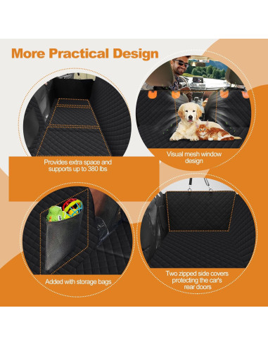 Extensor de Asiento Trasero para Perros MiKatpefy 158 kg