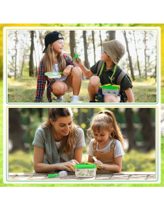 Biubee Kit de Captura de Insectos para Niños - 8 Piezas, Verde 2