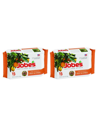 Picos de Fertilizante Jobe's 01612 para Árboles Frutales - 2 Pack