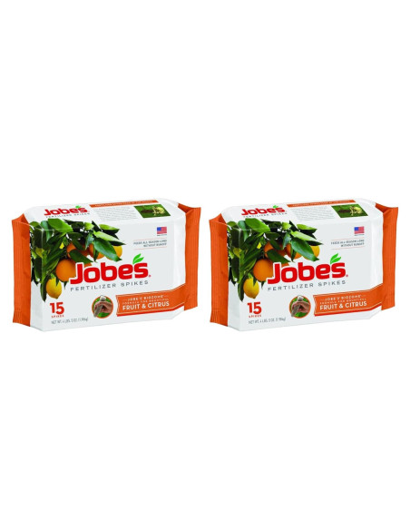 Picos de Fertilizante Jobe's 01612 para Árboles Frutales - 2 Pack
