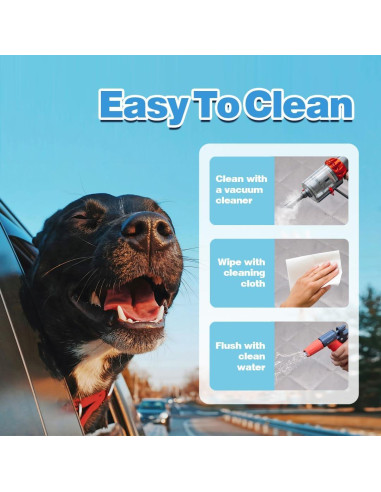 Funda de Asiento Trasero para Perros DOG SEAT COVER Gris 62x44cm