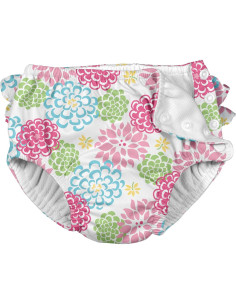 Pañal de baño reutilizable i play Zinnia blanca 18 meses 2