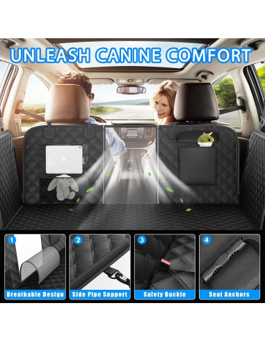 Funda de Asiento para Perros Linzdvay Impermeable 129.5x63cm