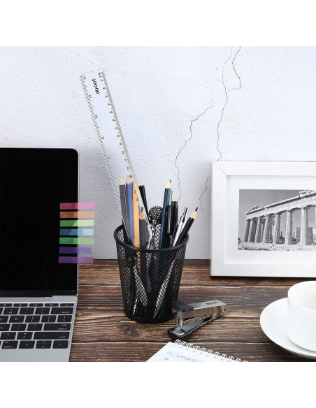 Regla Plástica Transparente EBOOT 30.48 cm - Paquete de 2