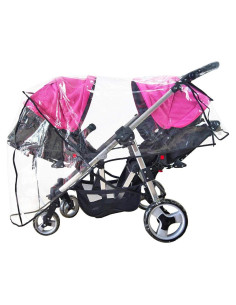 Cubierta de Lluvia para Cochecito Doble Comfy Baby Universal