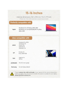Funda para Laptop 15-16" ACEMAGIC Kraft Lavable 2