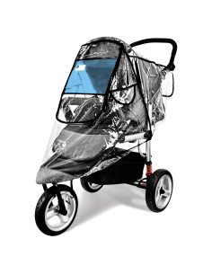 Cubierta de Lluvia Universal para Cochecito Bebé EVA Transparente