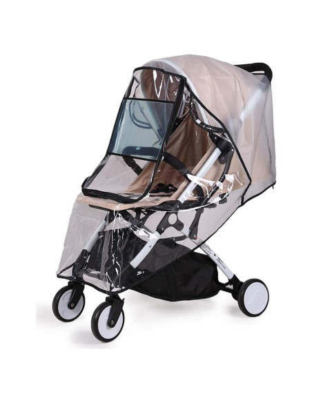 Cubierta de Lluvia Universal para Cochecito de Bebé EVA 56x99cm