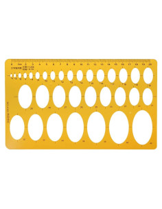 Plantilla de Medición Geométrica Appuivbt 22cm x 13.5cm