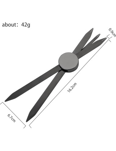 Regla de Cejas Charme Princesse Acero Inoxidable Plata